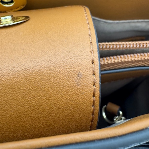 Brown and Black Designer Tote Bag - Picture 14 of 15